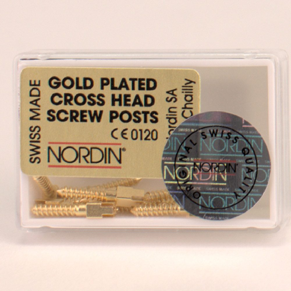 Wurzelstifte gold Crosshead M3  Dtz