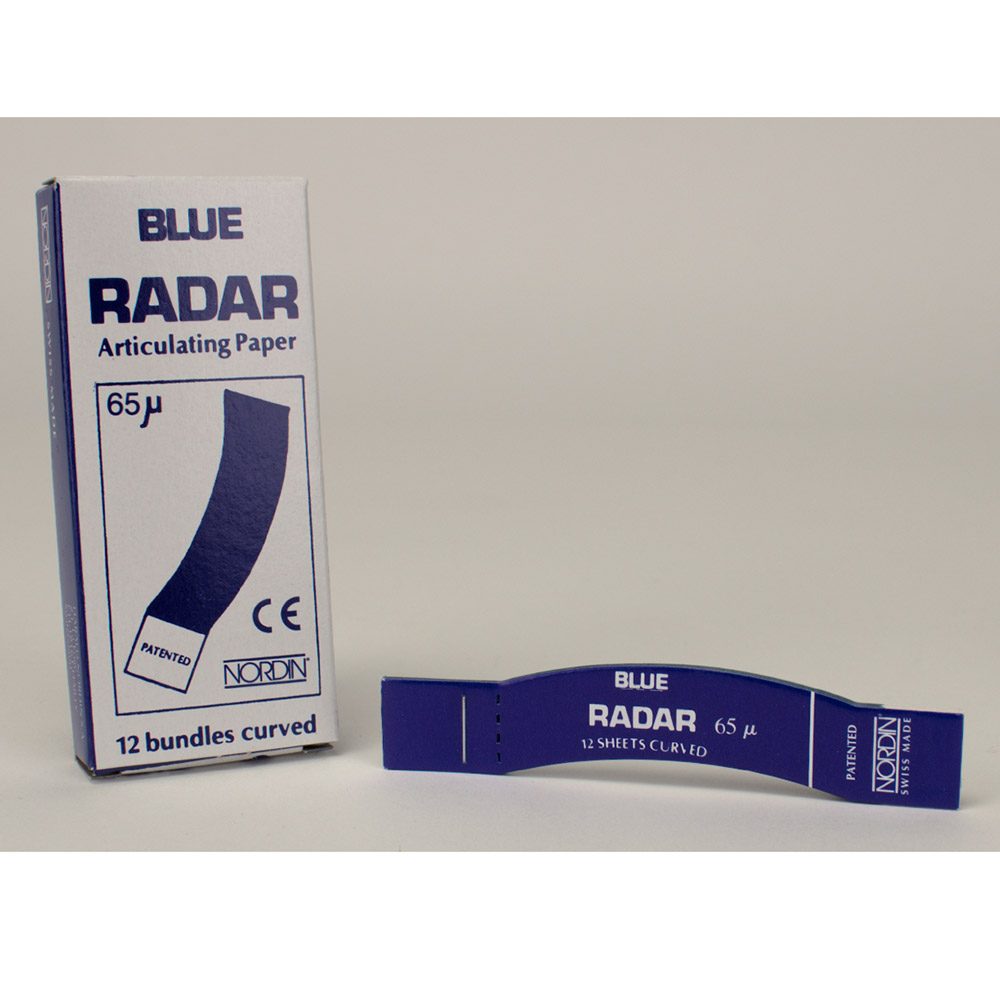 Blue-Radar gebogen 65µ 12x12St