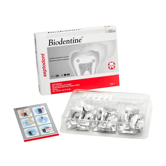 Biodentine Pulver + Flüssigkeit, Packung je 15 Stück
