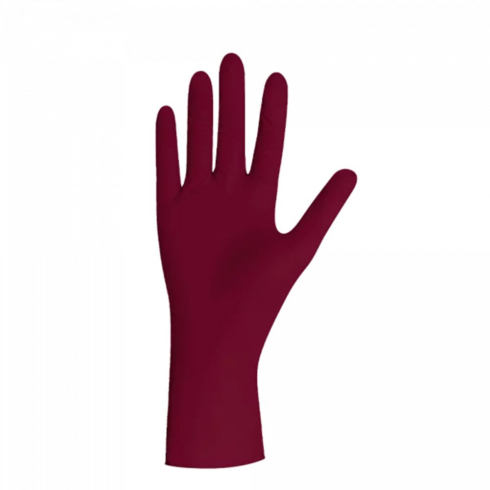 Unigloves BURGUNDY PEARL Nitril M 100St