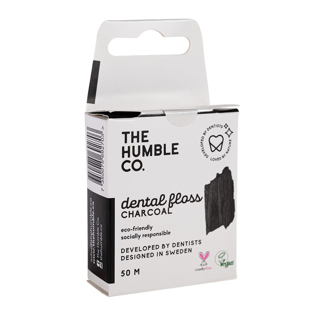 Humble Zahnseide Aktivkohle  50m