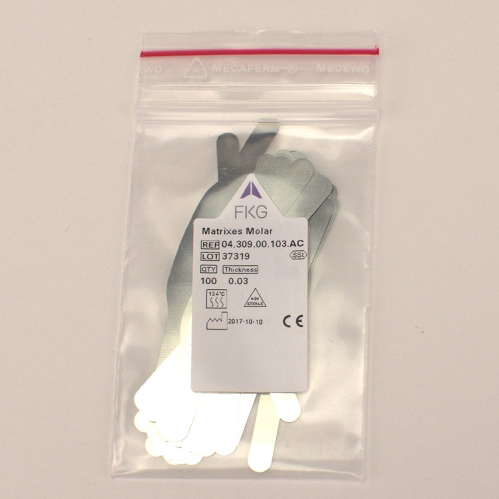 Matrizen FKG 309ET Stahl 0,03 100St