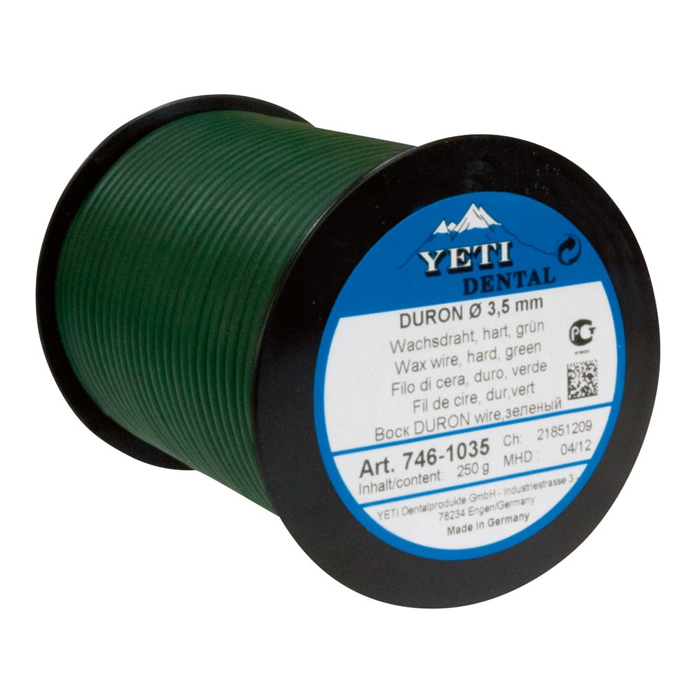 Duron Wachsdraht hart grün 3 mm, 250 g