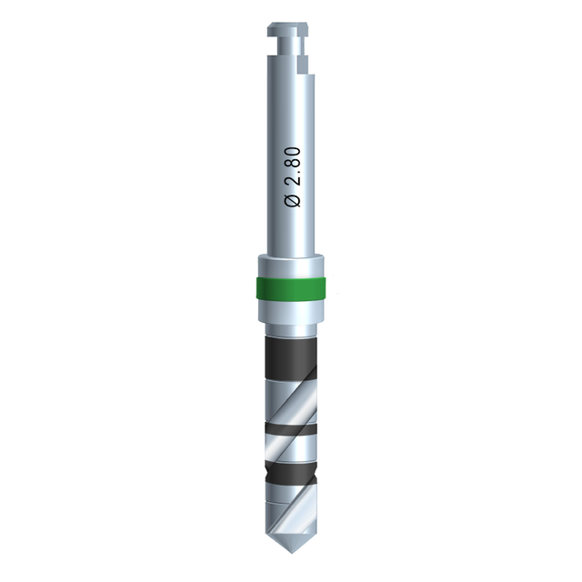 HI-TEC Instrument alle Systeme, Finalbohrer Ø 2.8 mm mit Außenkühlung