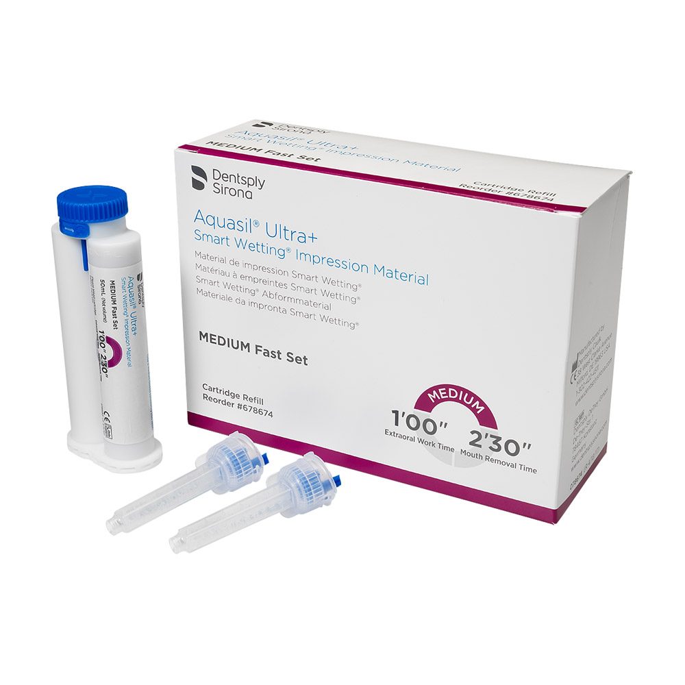 Aquasil Ultra+ Medium Fast Set, 4 x 50 ml
