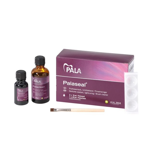 Palaseal Prothesenlack, 2 X 15 ml