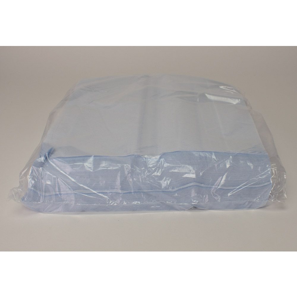 Dental-Napkin PE 37,5x39 blau 2lg4x500St