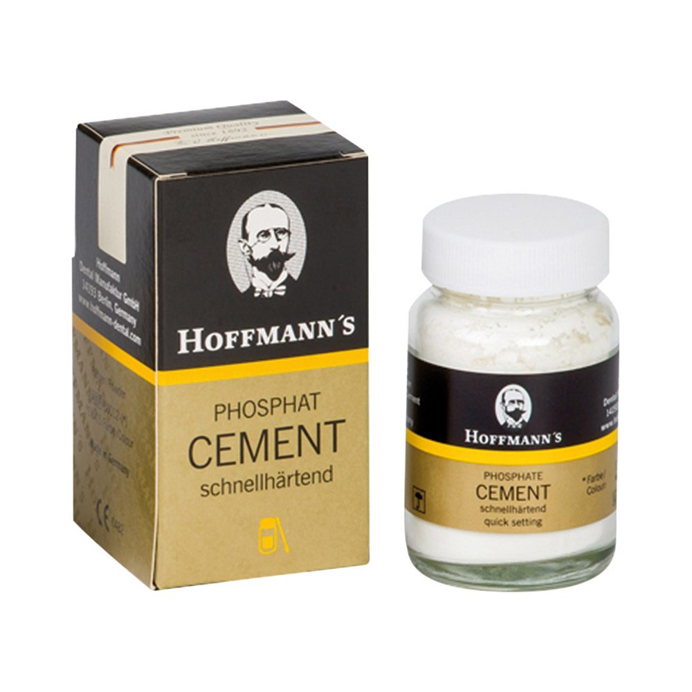 Hoffmann's Cement schnelllhärtend 4 hellgelb, 100 g Pulver