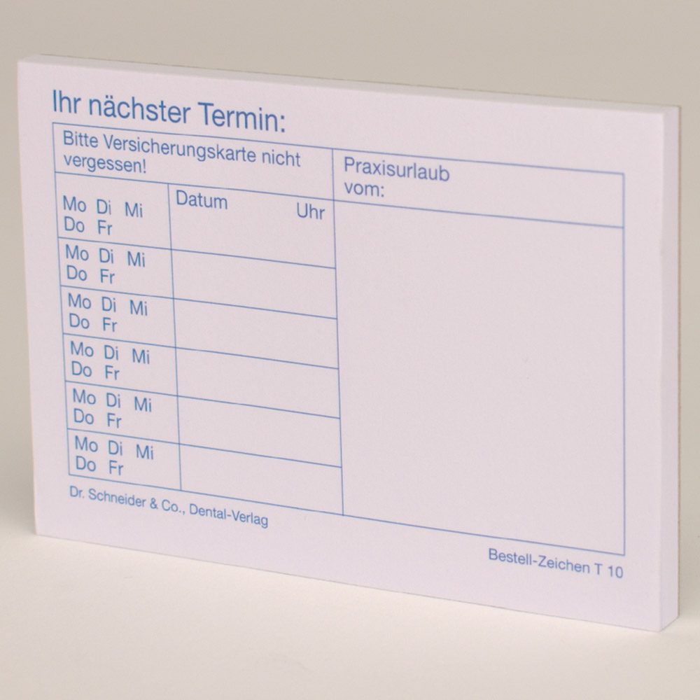 Terminblock T10 St
