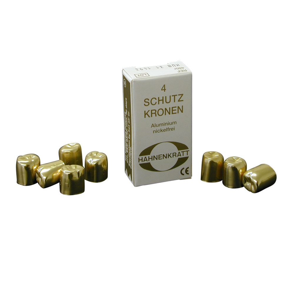 Schutzkronen MOL 31 goldfarbig   Pa