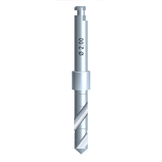 HI-TEC Instrument alle Systeme, Pilotbohrer Ø 2.0 mm mit Außenkühlung