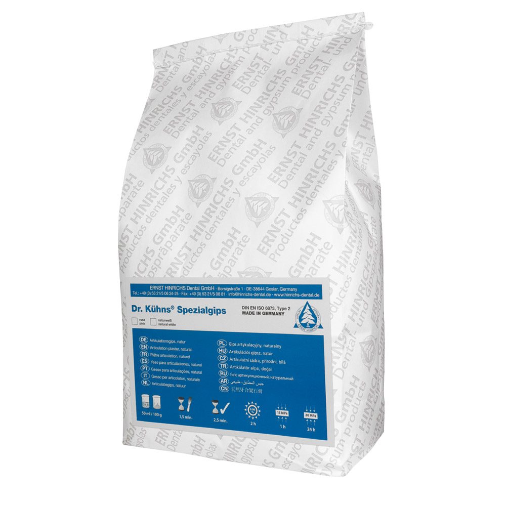 Dr. Kühns Spezialgips weiss 5Kg Btl