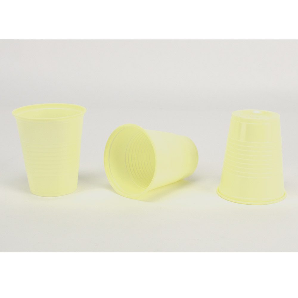 Mundspülbecher gelb 1000St Krt
