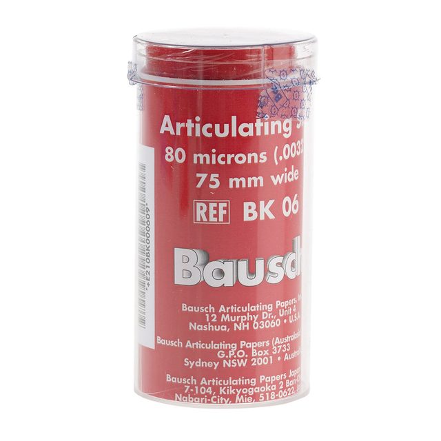 Artikulationsseide 80 µ rot BK 06, 3 m