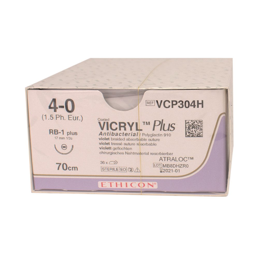 Vicryl Plus violett 4-0/1,5 FS2 3Dtz
