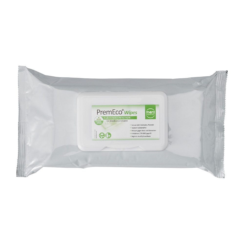 PremEco Wipes 20 x 20 cm, 80 Stück