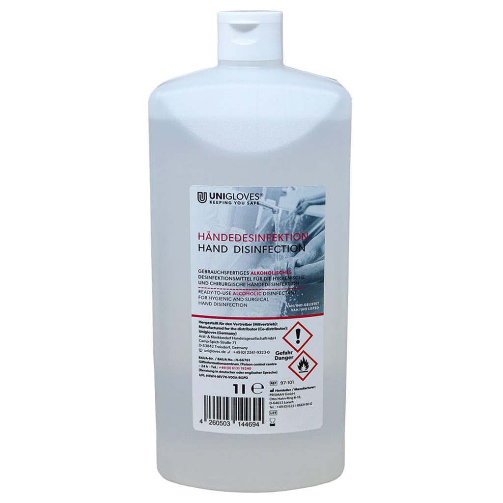 Unigloves Händedesinfektion 1Ltr