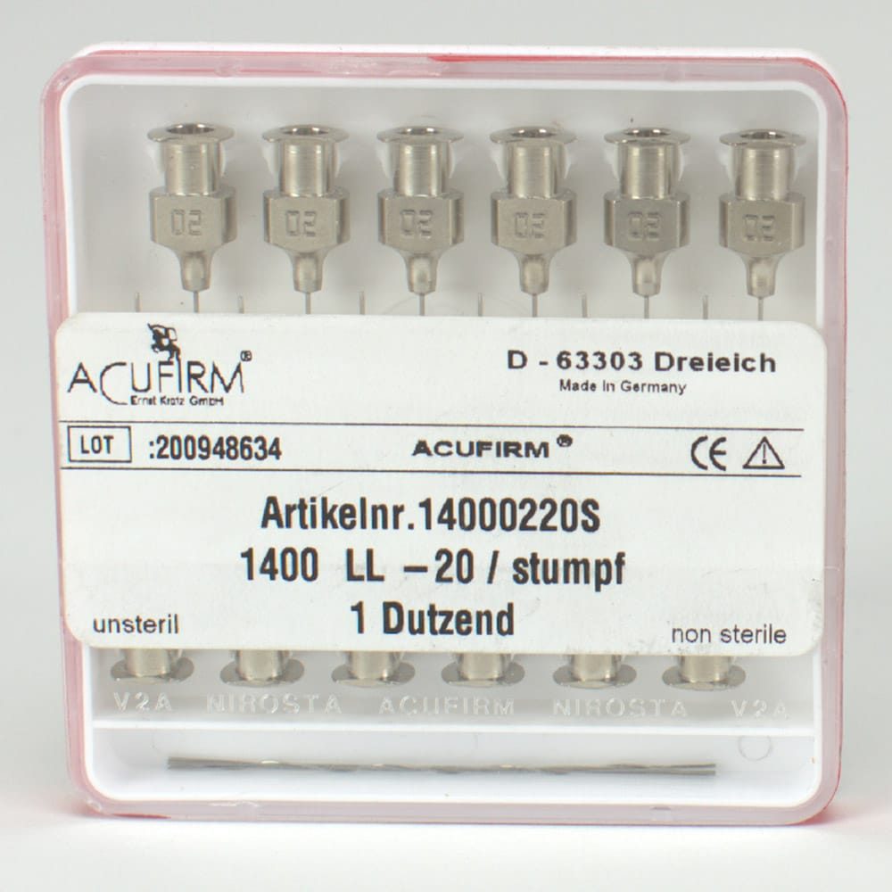 Acufirm Kanülen 1400LL/2 stumpf Dtz