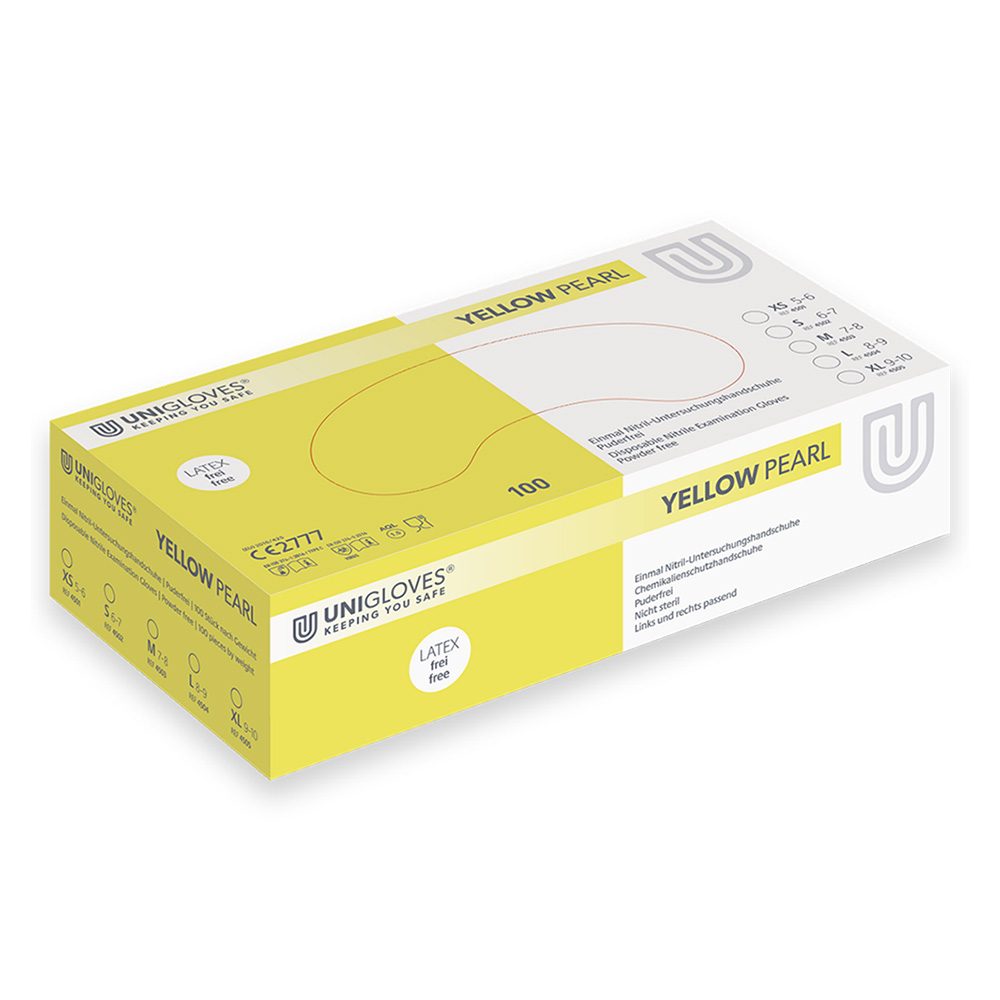 Nitril Yellow Pearl S 100St