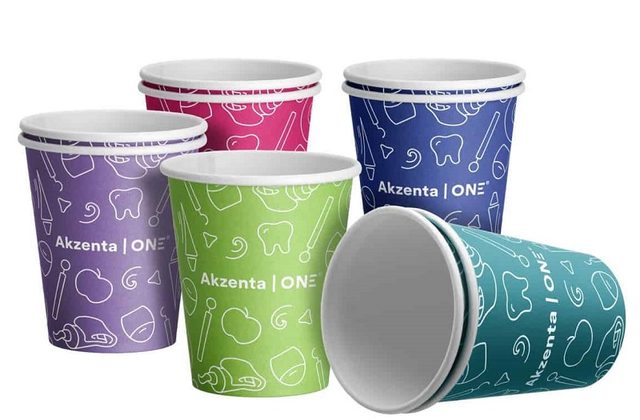 Akzenta ONE Pappbecher 200ml sort.1000St